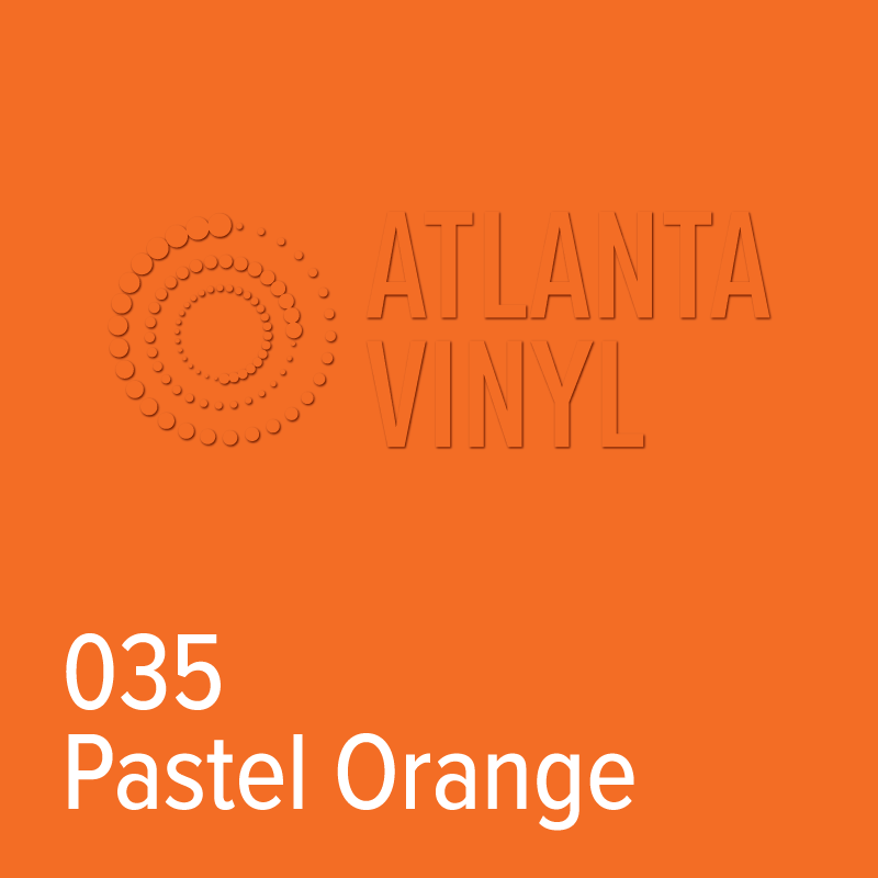 035 Pastel Orange Oracal 651 Permanent Vinyl (24" Roll)