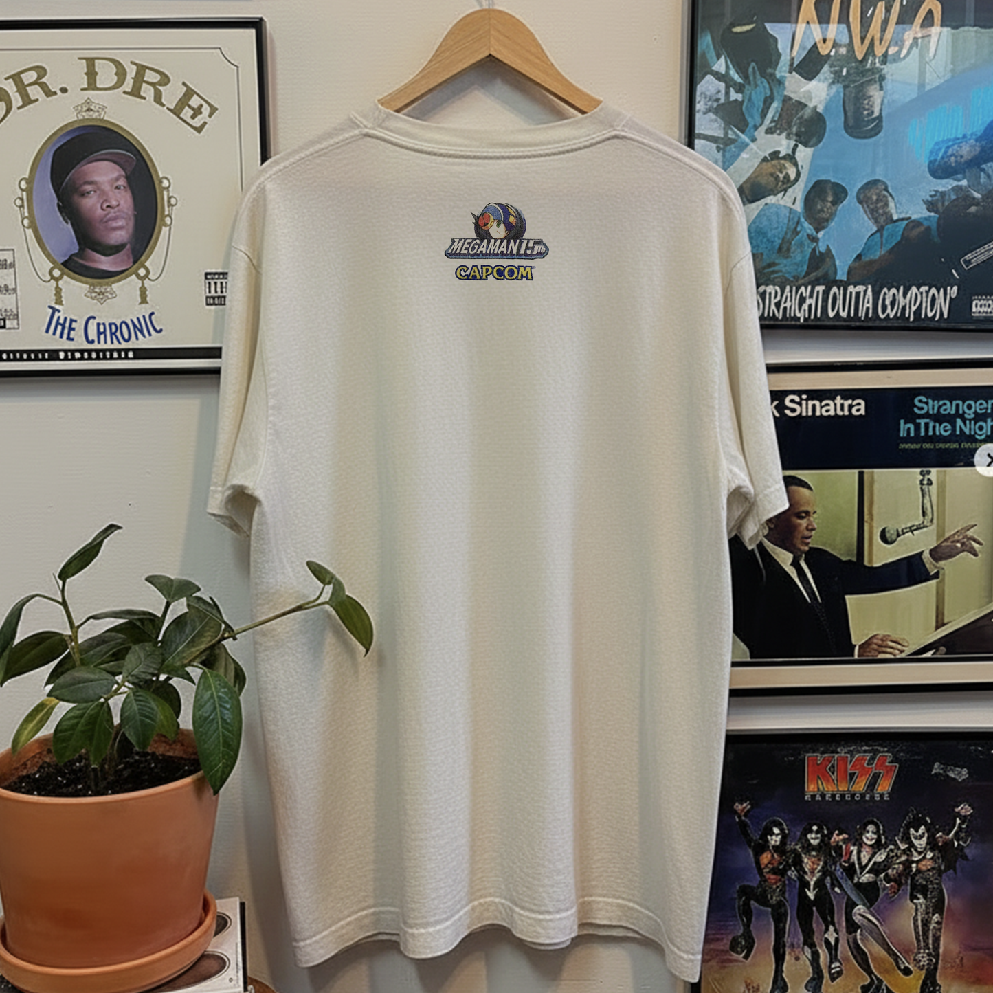 2003 Megaman X7 Washed White Tee