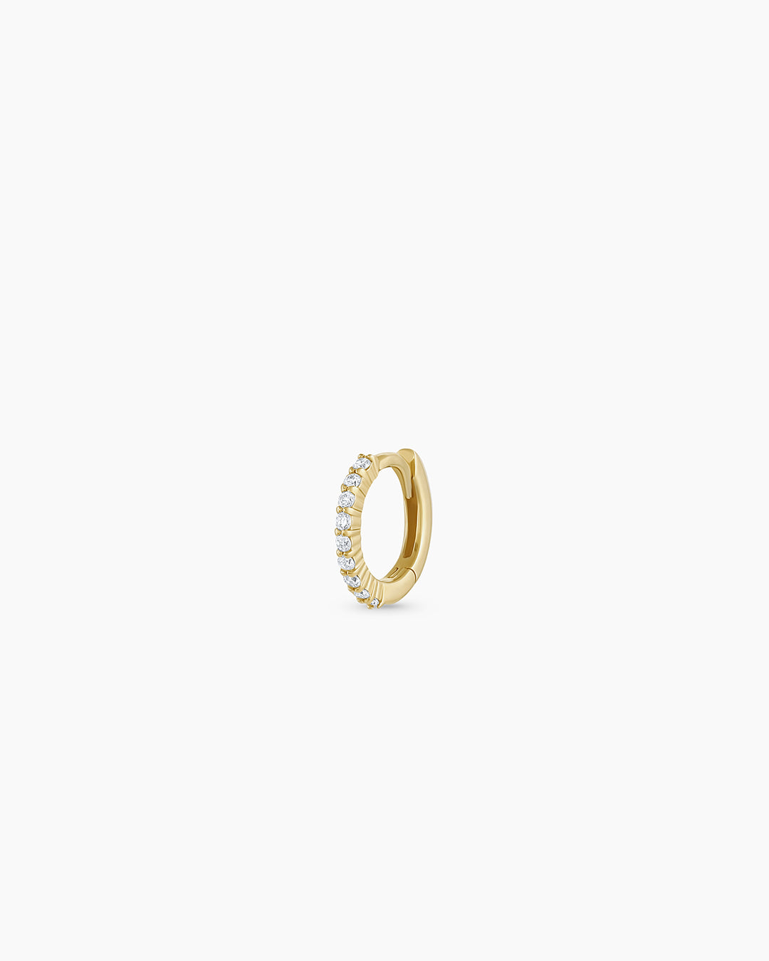 14K Diamond Pavé Huggies
