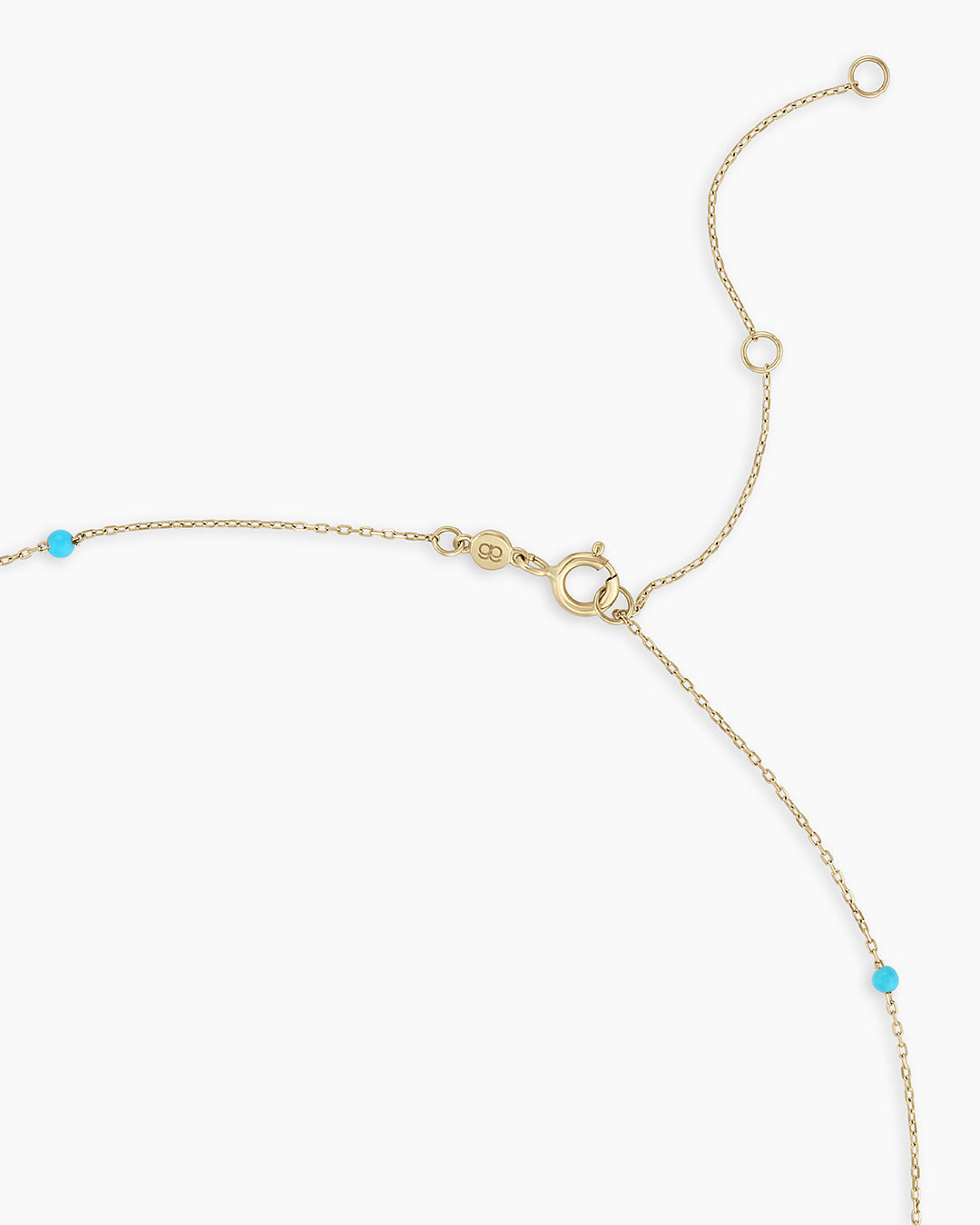 14K Gold Turquoise Newport Necklace