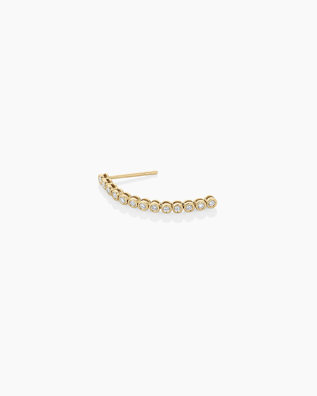 14K Lab Grown Diamond Classic Tennis Drop Single Earring