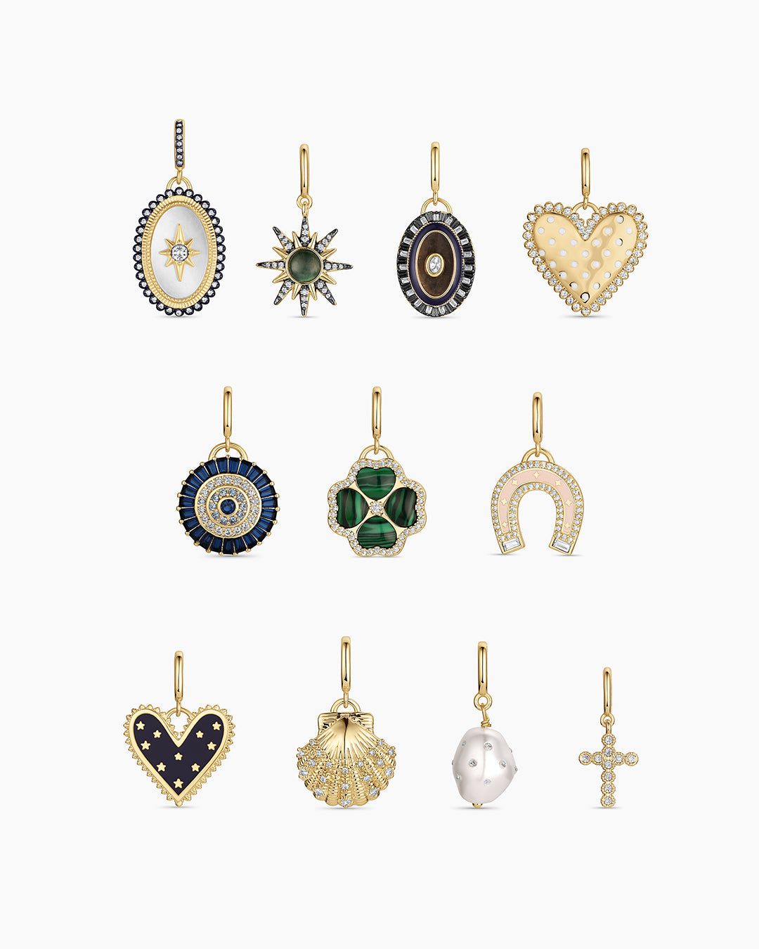 Shimmer Cross Parker Charm