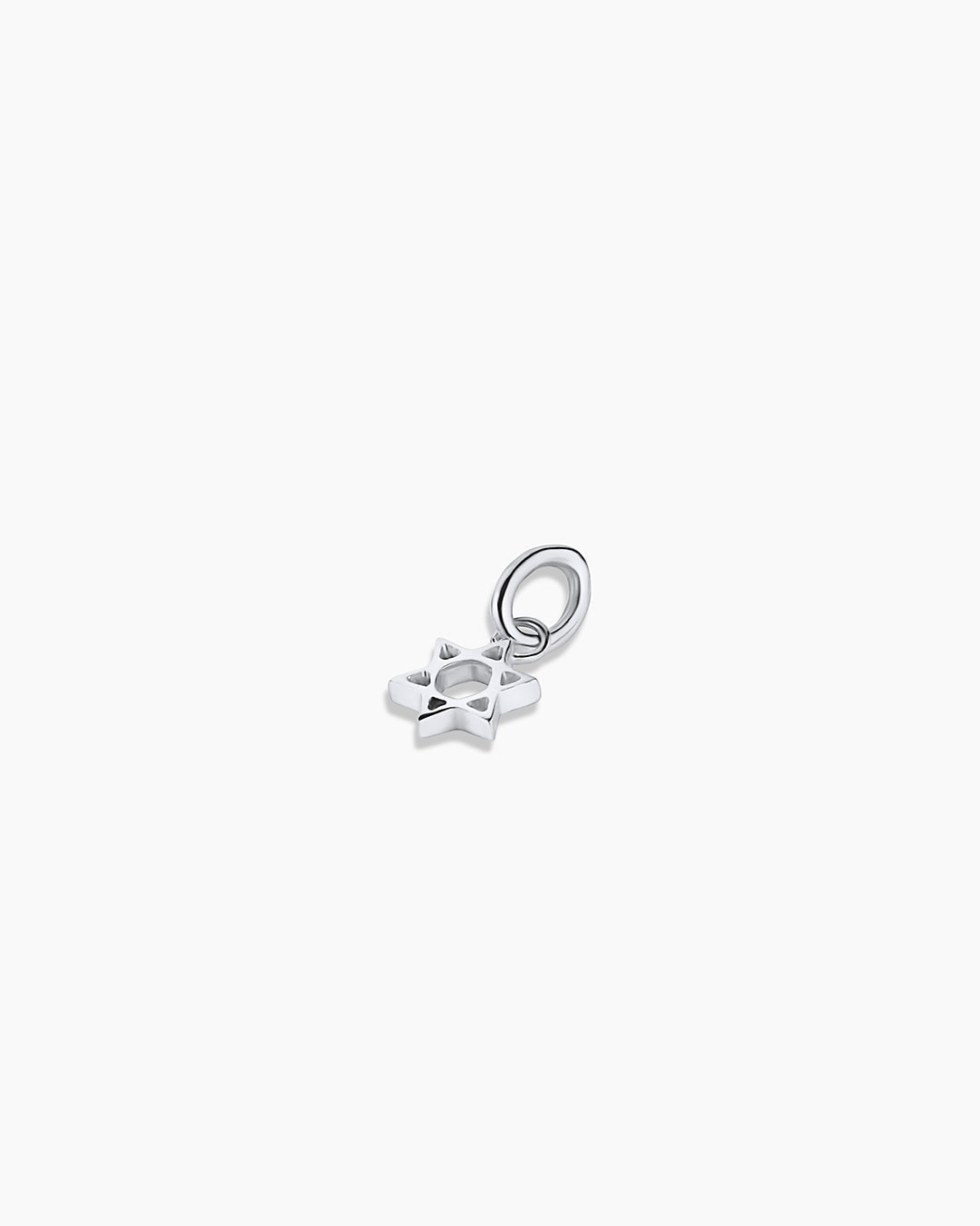 14K Gold Star of David Charm