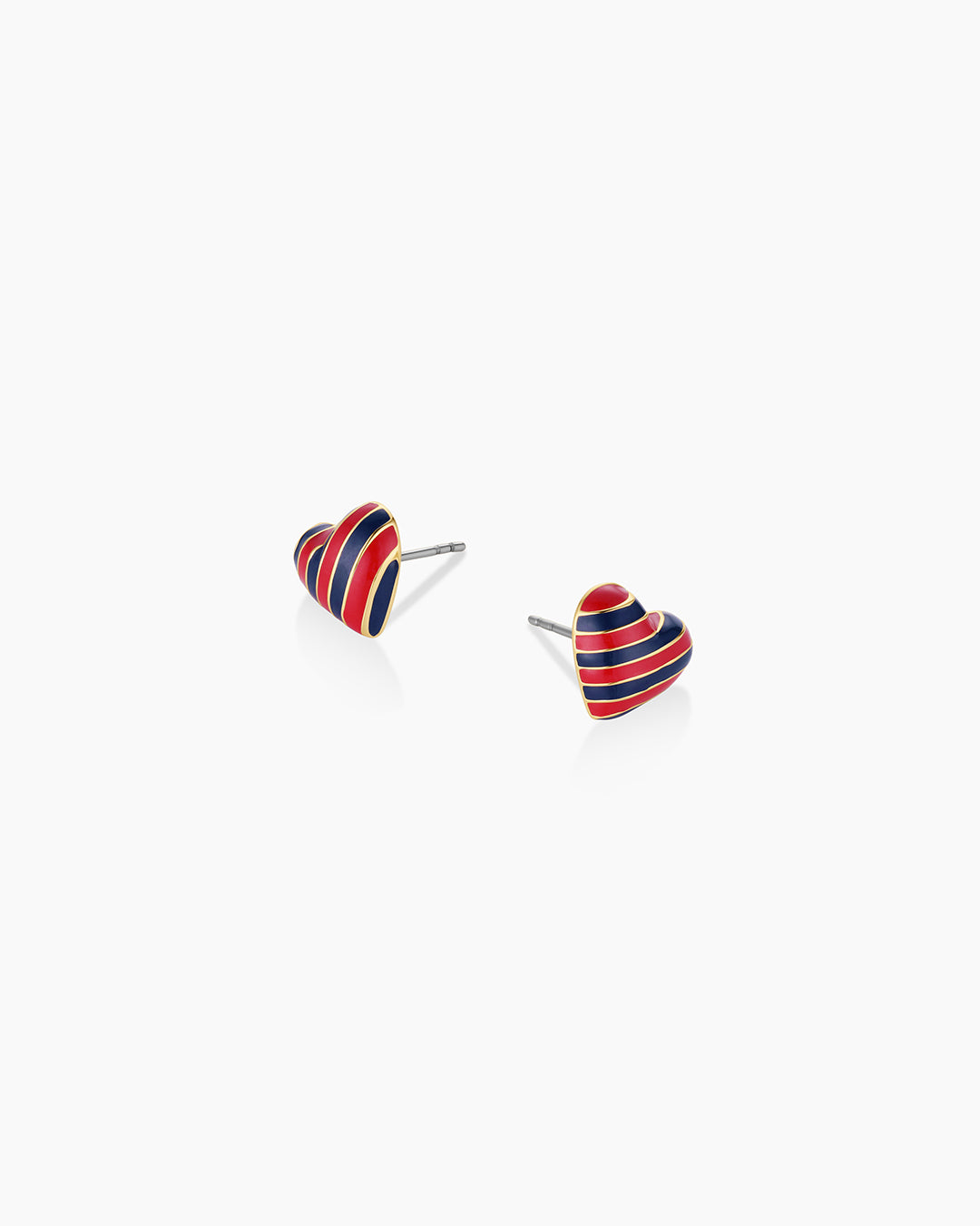 Campbell Enamel Heart Studs