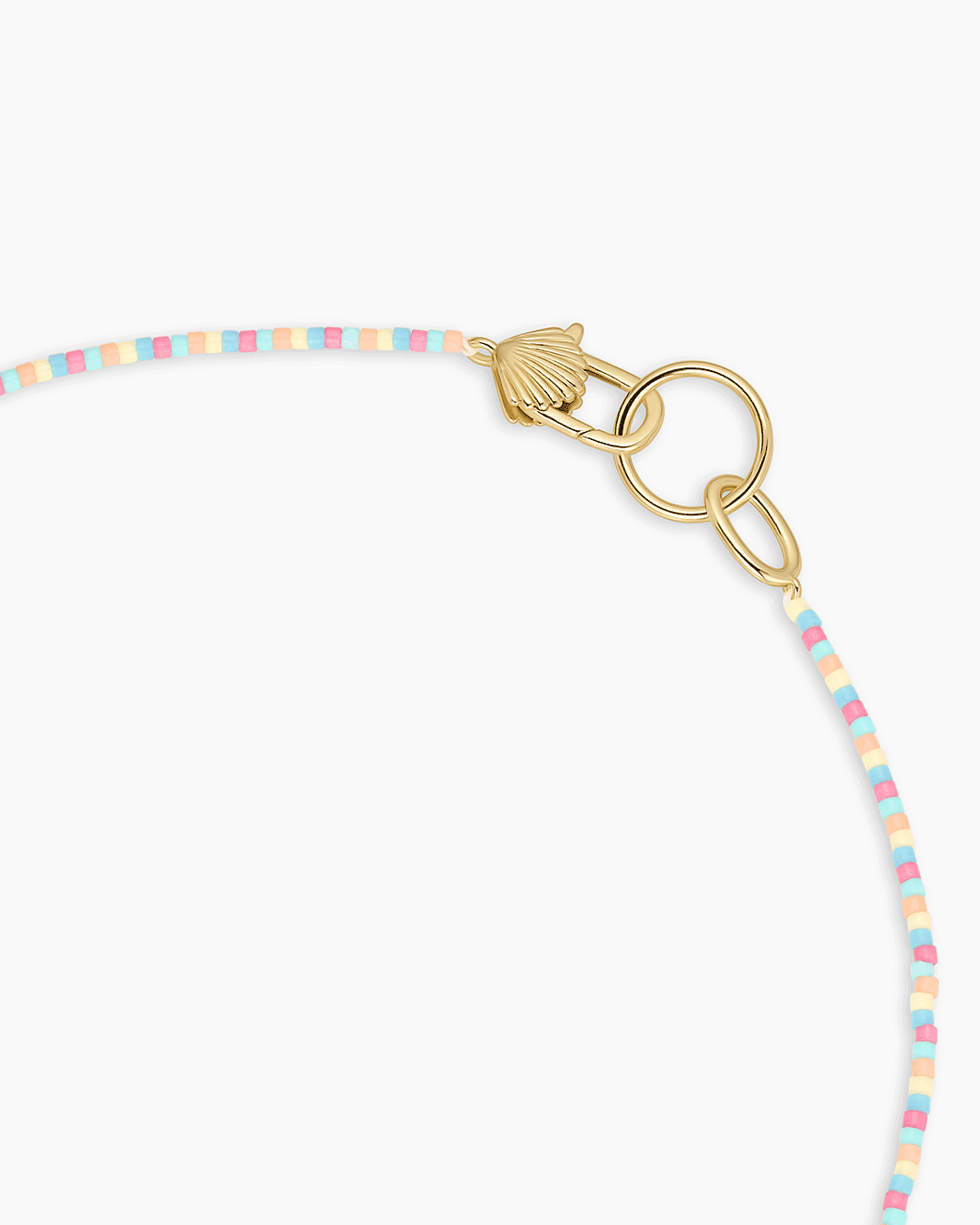 Scallop Padlock Beach Necklace