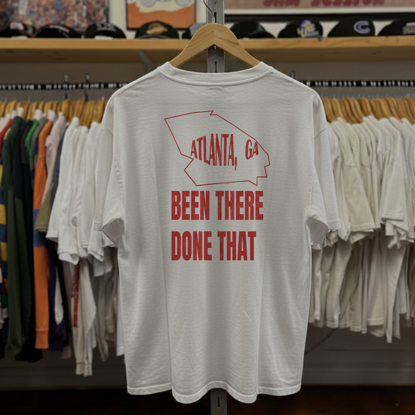 1997 Freaknik Washed White Tee