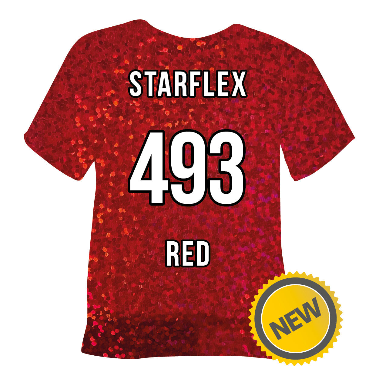 493 Red POLI-FLEX® IMAGE STARFLEX HTV