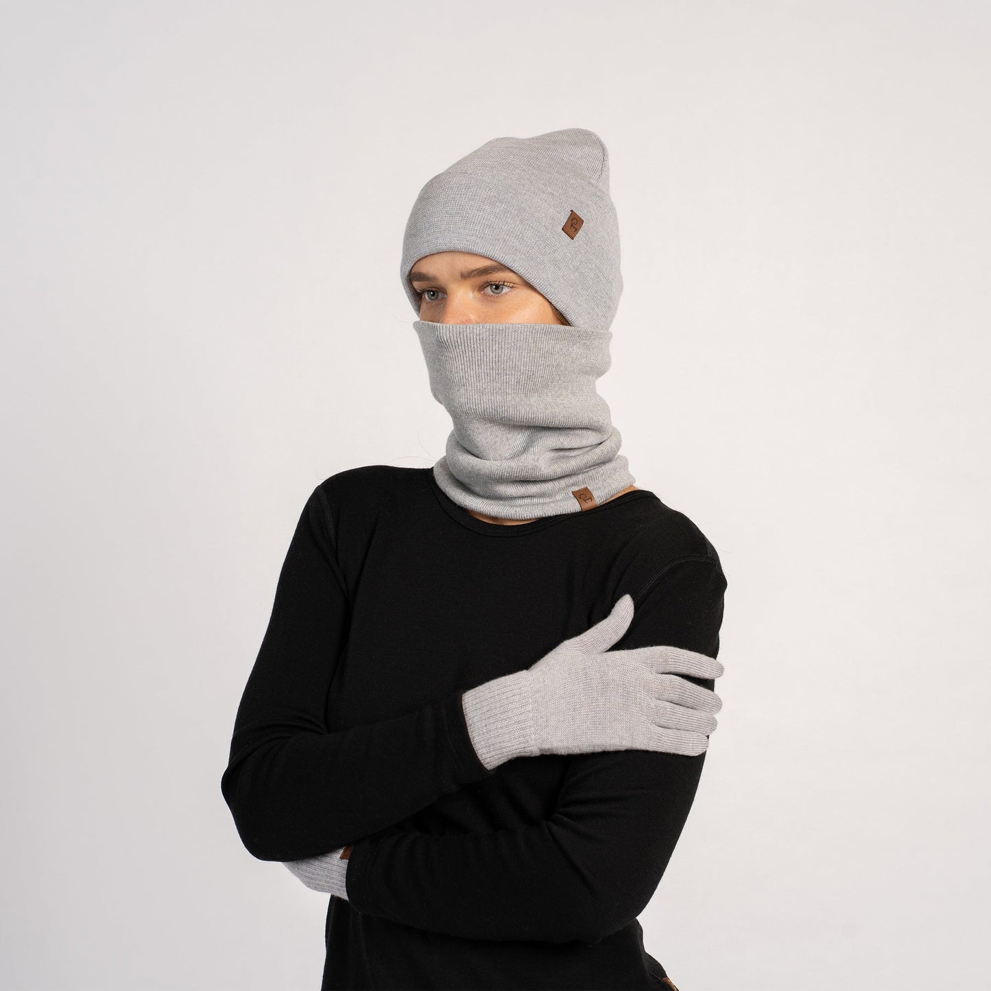 Women's Knit Beanie & Gaiter 2-Piece