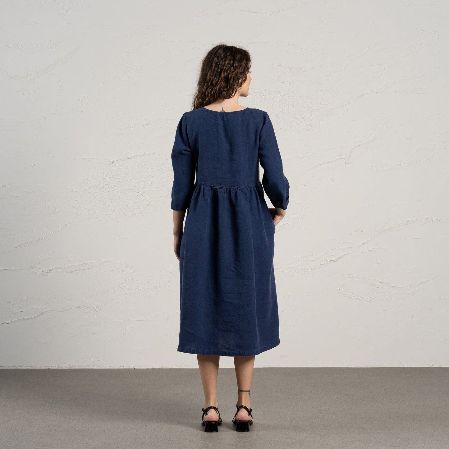 Smock Dress Lucy Storm Blue