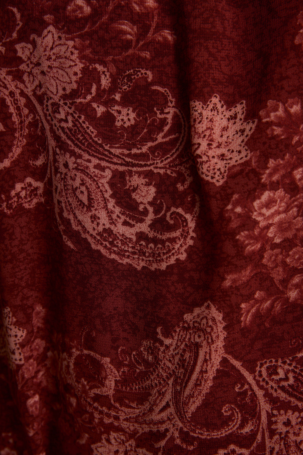 Mariana Mulberry Paisley Mini Dress