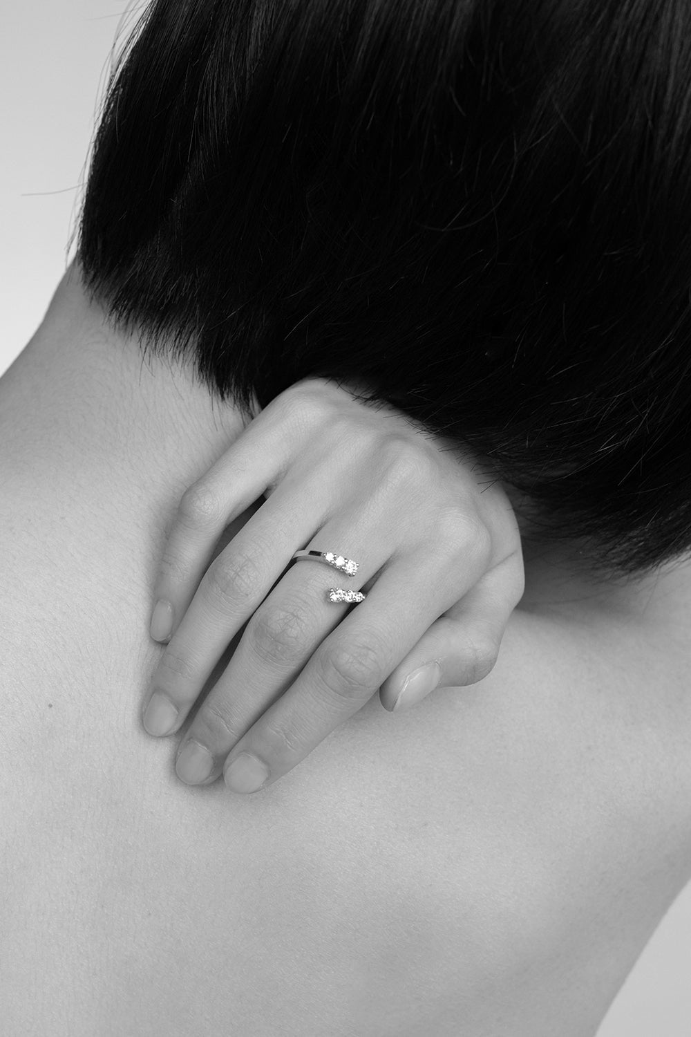 Janie Diamond Wrap Ring | White Gold
