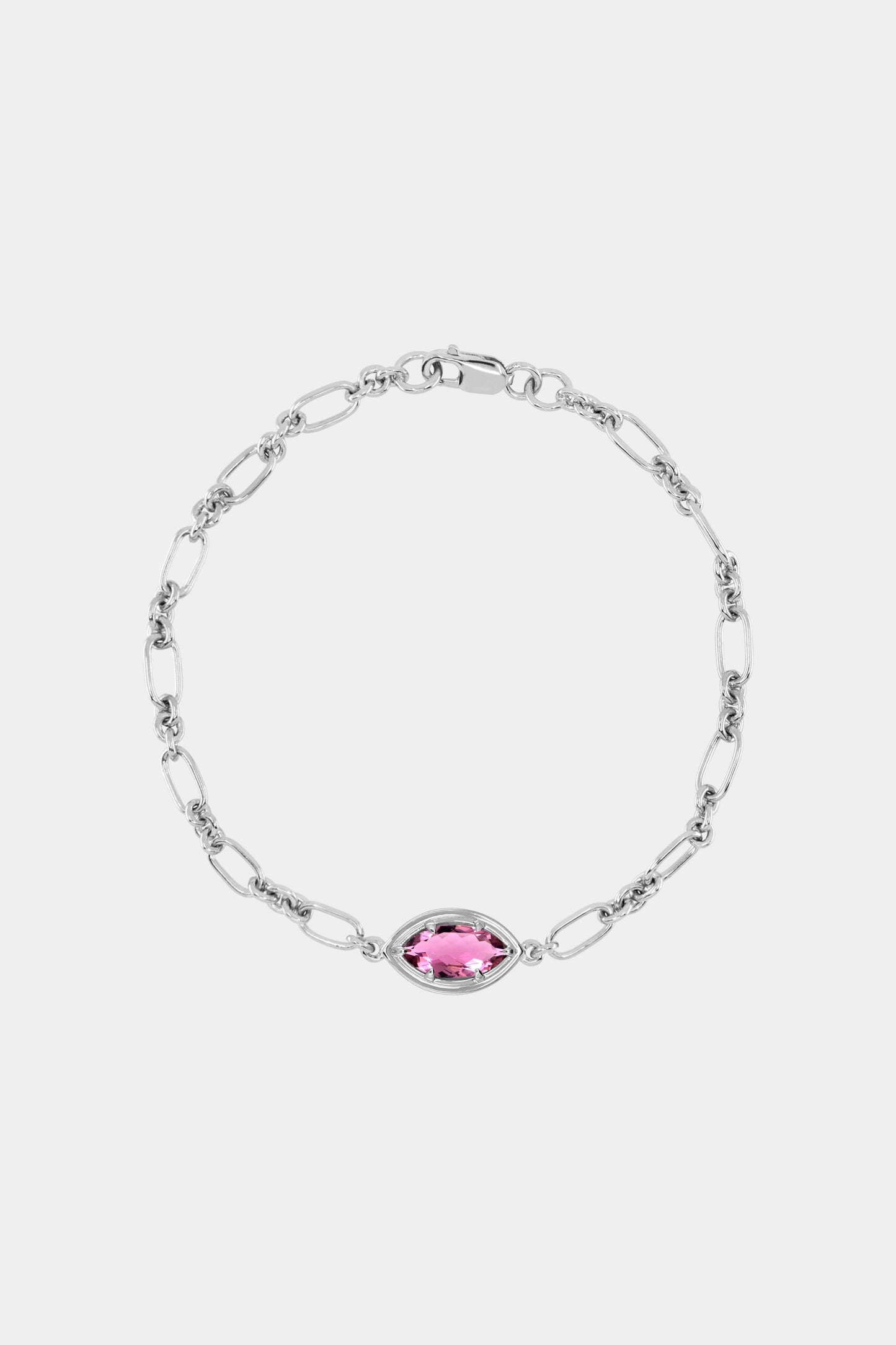 Roma Marquise Gemstone Bracelet | Silver