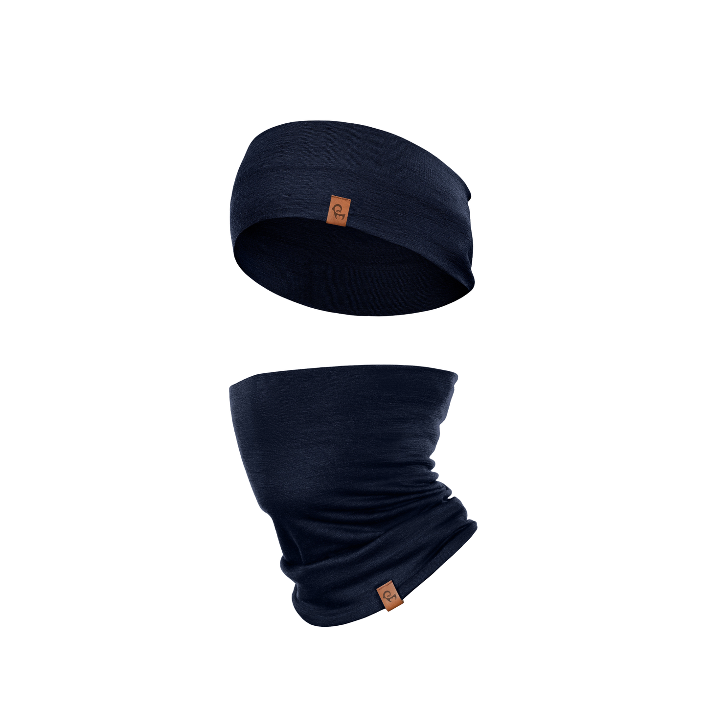 Women's Headband & Gaiter 2-Piece Navy Blue