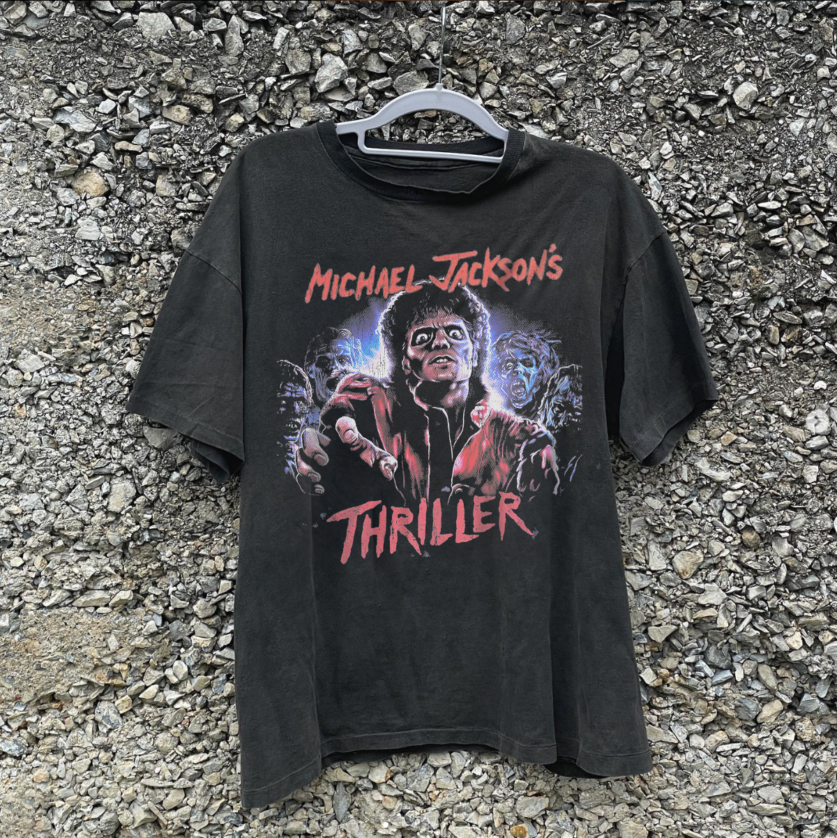 Michael Jackson's Thrilller - Vintage Black Tshirt