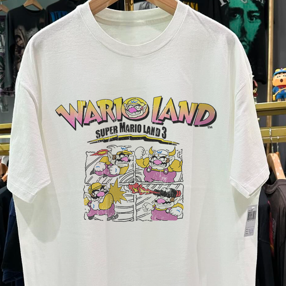 Super Warioland III White T-Shirt