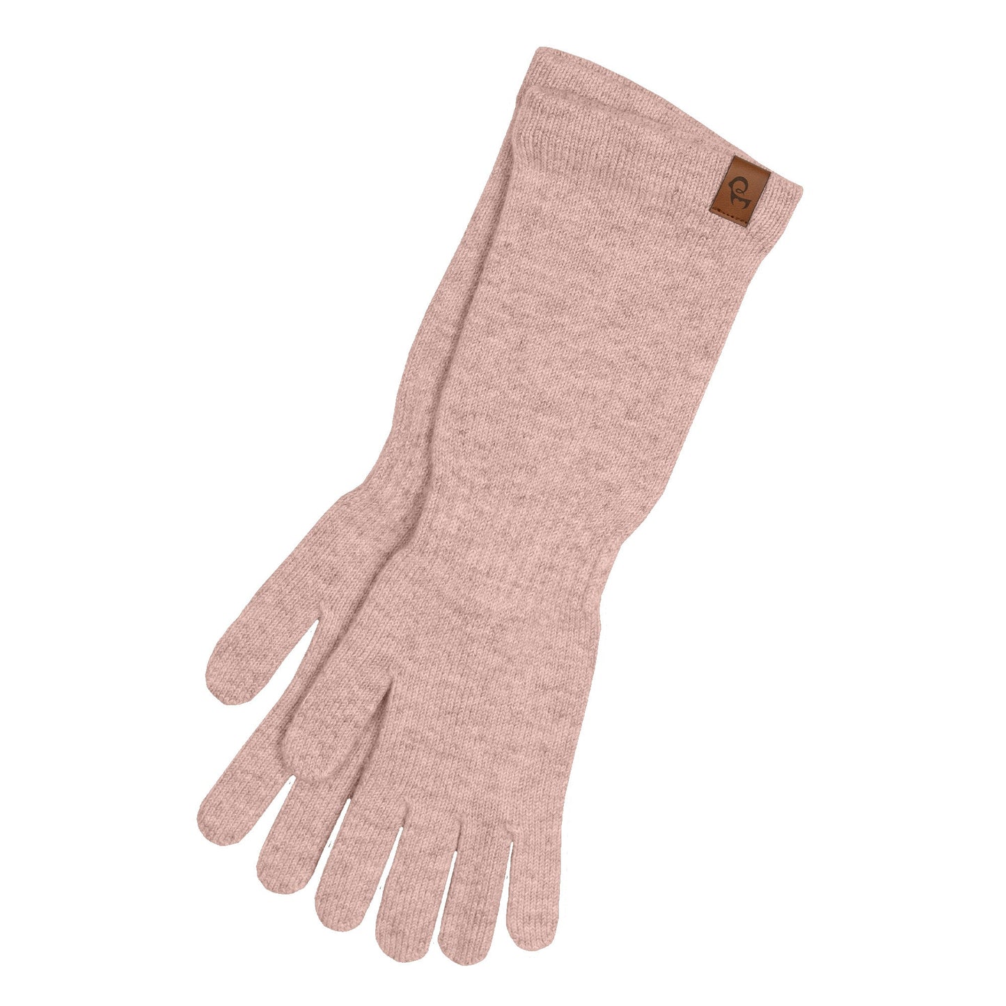 Women's Knit Cashmere Long Gloves