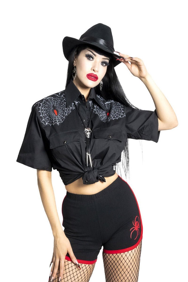 Black Widow Western Shirt