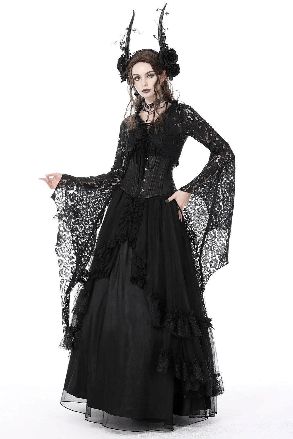 Blessed Be Vintage Goth Bolero