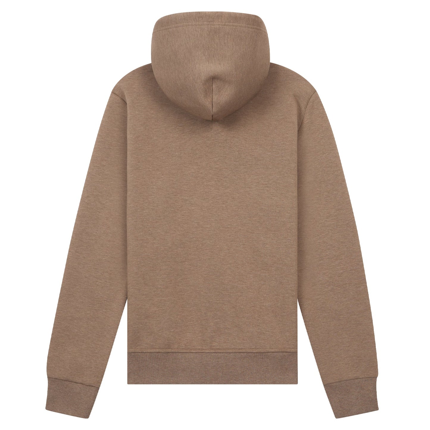 Double-Knit Full Zip Hoodie | Brown
