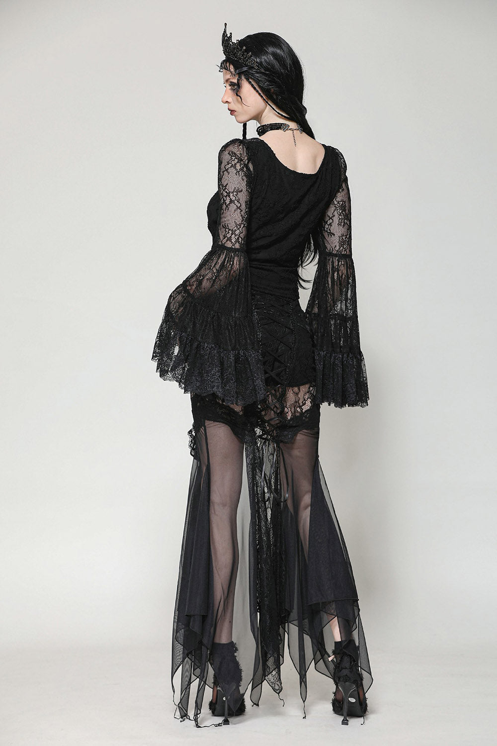 Basilica Lace Bell Sleeve Blouse