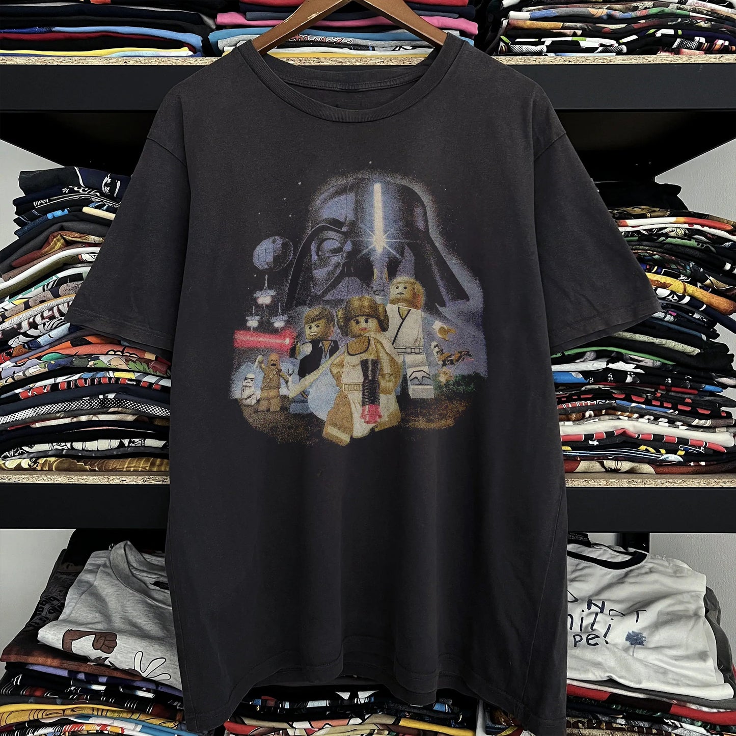 Lego Stars Wars Darth Vader Washed Black T-Shirt