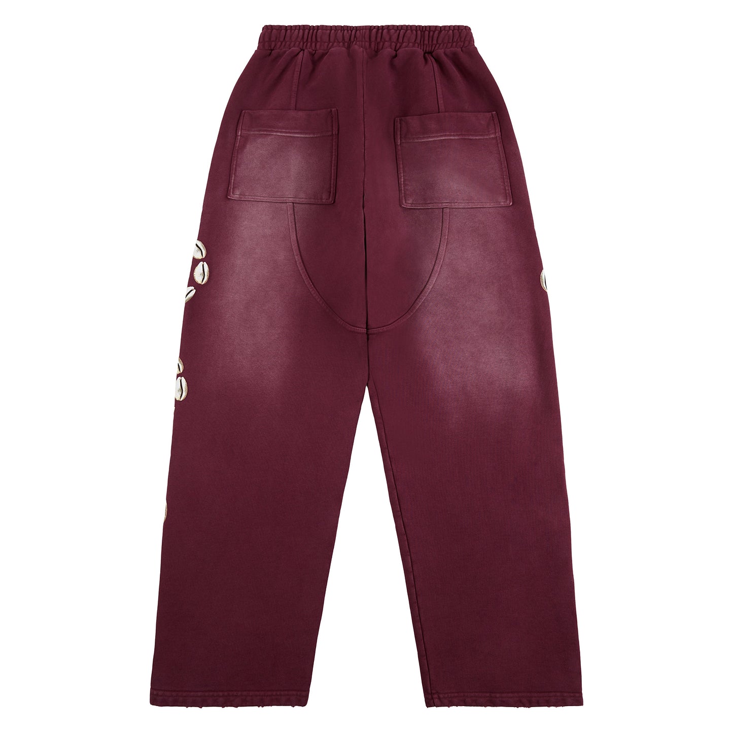 Cowrie Shell Sweatpant | Maroon