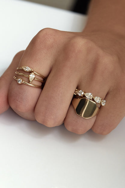Tallows Signet Ring | Yellow Gold