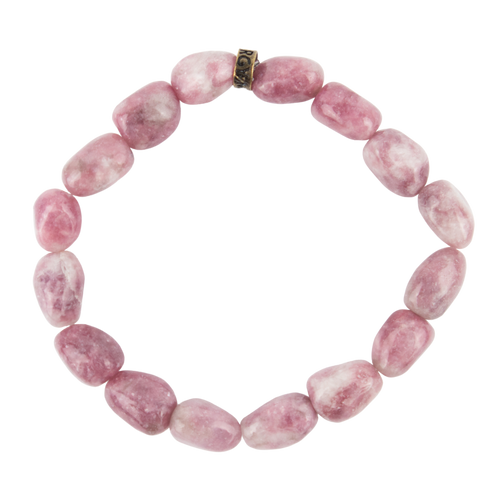 Pink Tourmaline Nuggets Bracelet