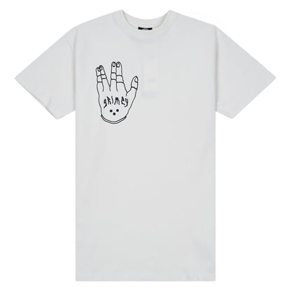 Peace Within The Glitzy Grillz Tee | Off-White