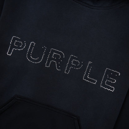 Embellished Logo Hoodie | Black