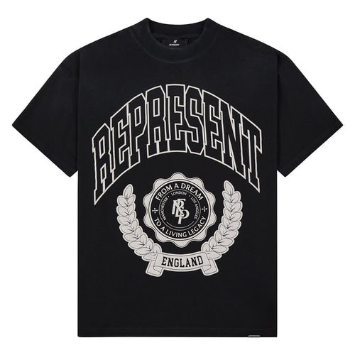 Legacy Crest Tee | Stained Black