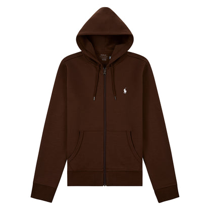 Double-Knit Zip Up Hoodie | Branch Brown