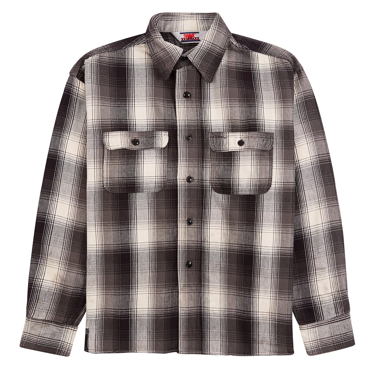 Check Flannel Shirt | Black