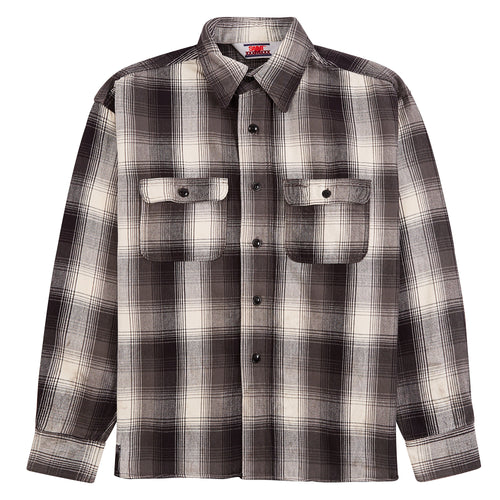 Check Flannel Shirt | Black