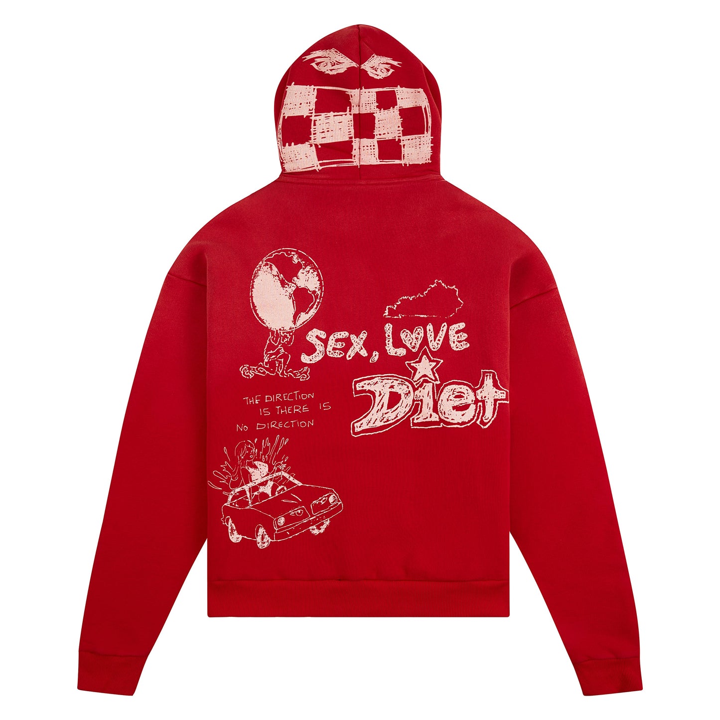 Doodle Hoodie | Red
