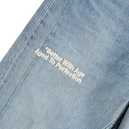 Clementine Double-Wide Denim Short | Medium Wash
