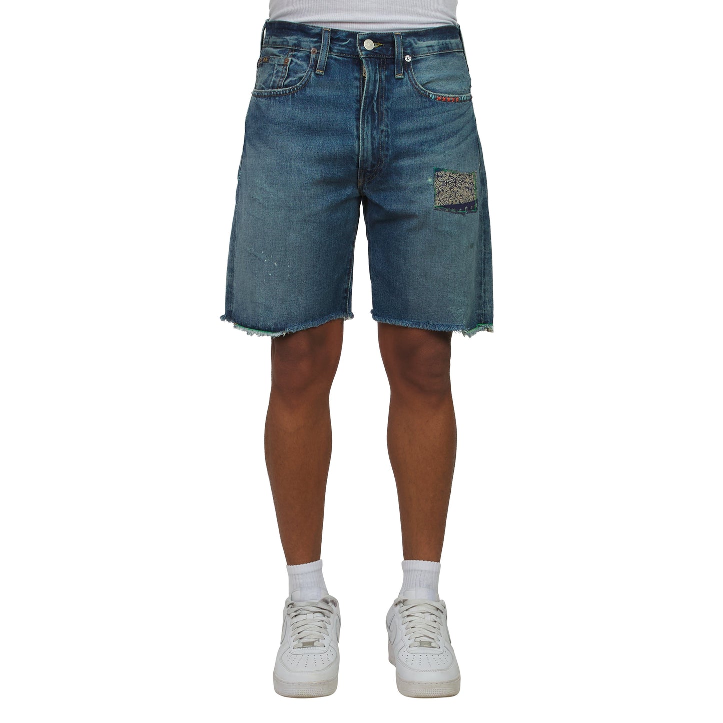 Bandana Repair Denim Short