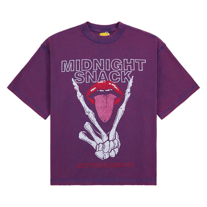 Midnight Snack Tee | Washed Purple