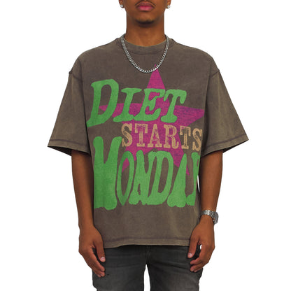 Jumbo Star Tee | Vintage Black