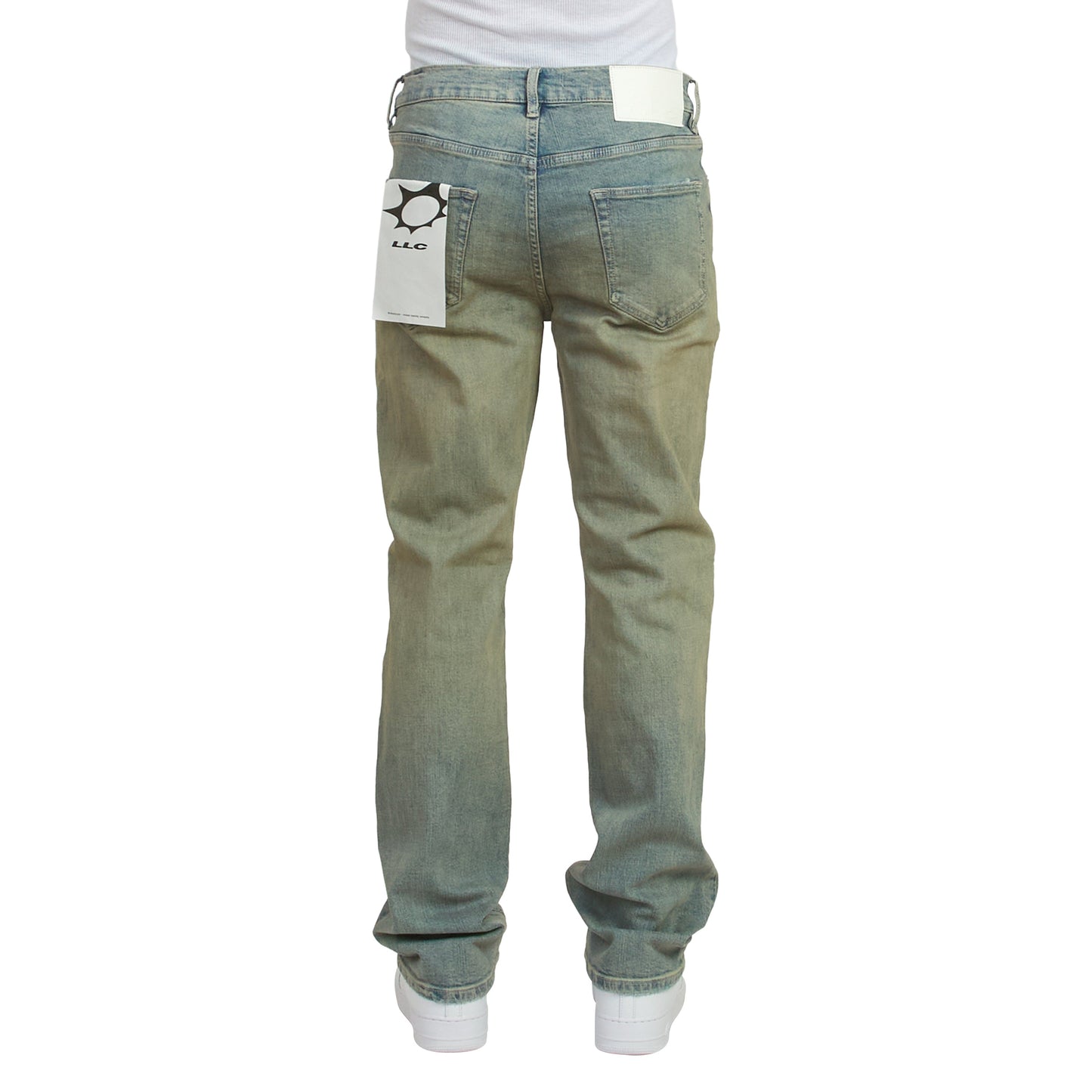 Dirty Ripped Flare Denim
