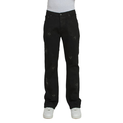 Diamond Denim | Black Waxed/Black