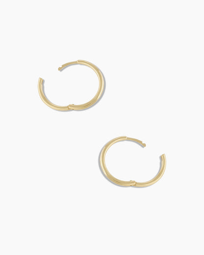 14K Gold Classic Huggies