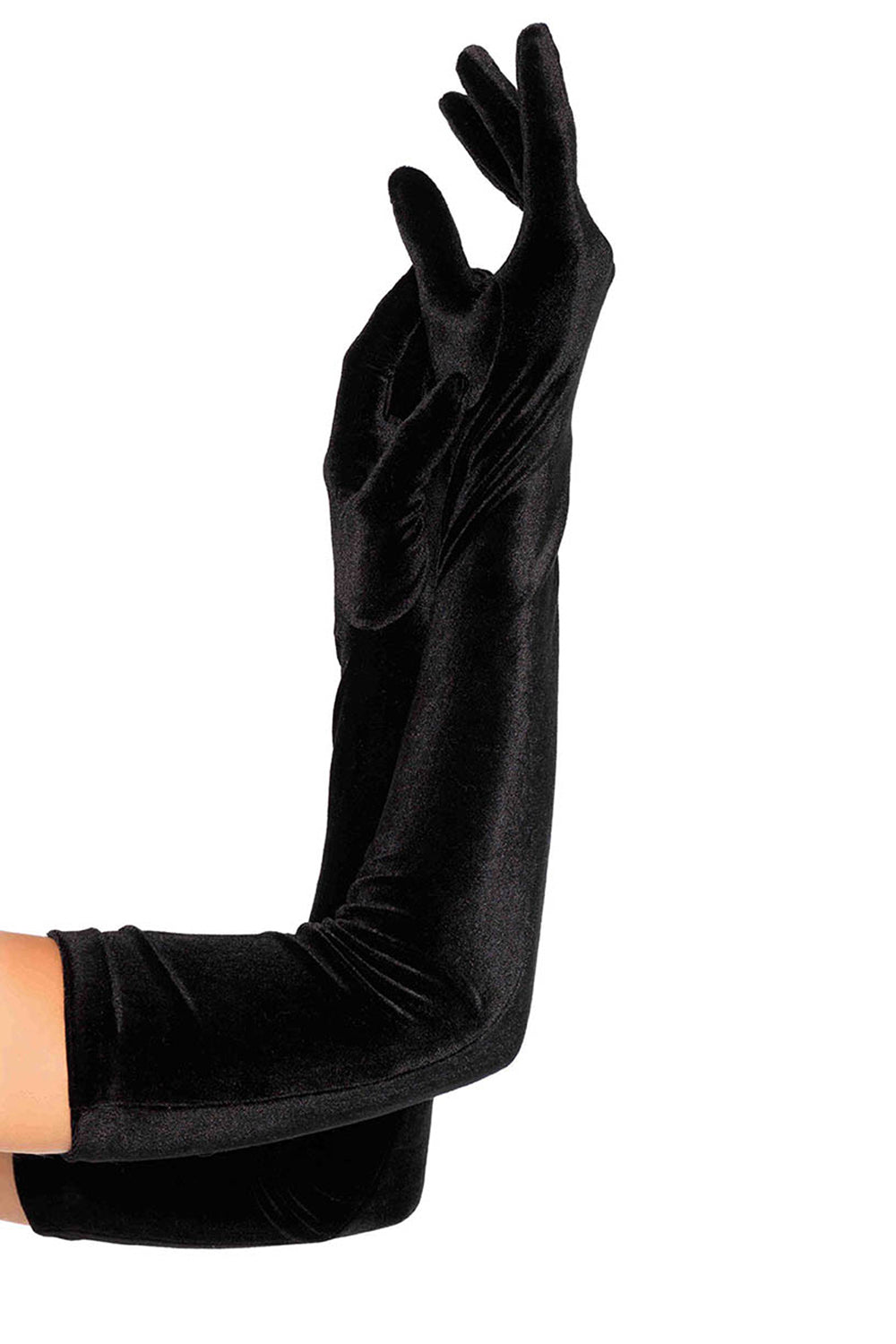 Black Opera Velvet Vampire Gloves