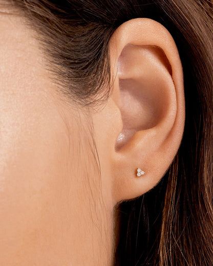 14K Diamond Jolie Single Stud