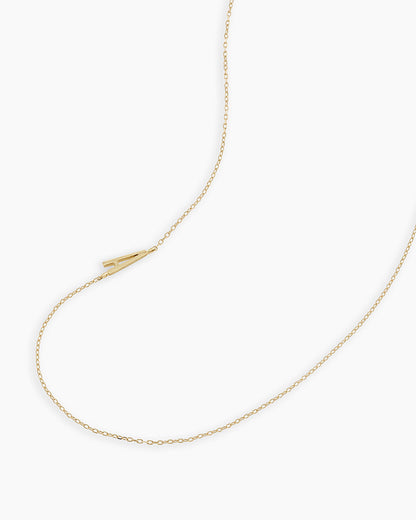 14K Gold Alphabet Necklace
