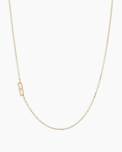 14K Gold Alphabet Necklace