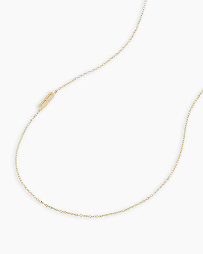 14K Gold Alphabet Necklace