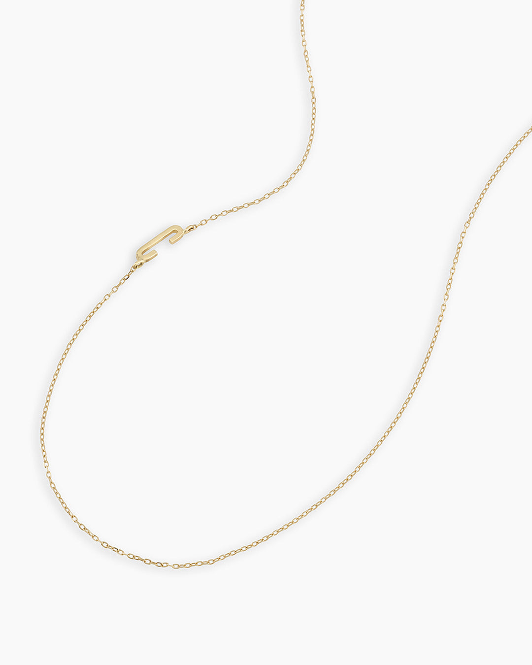 14K Gold Alphabet Necklace