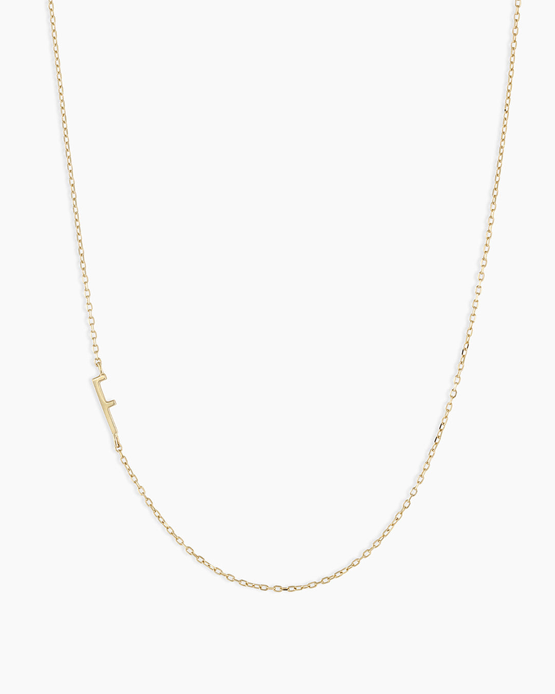 14K Gold Alphabet Necklace
