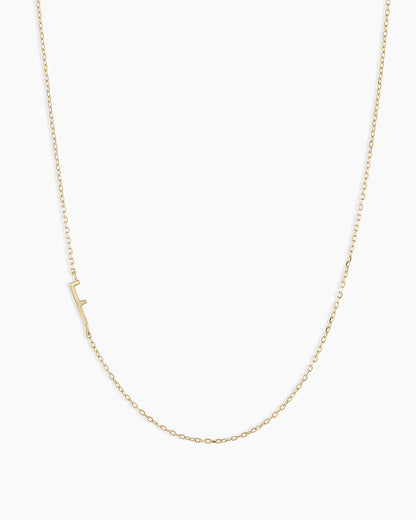 14K Gold Alphabet Necklace